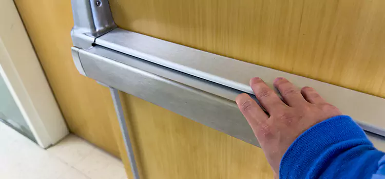 Installing a Push Bar on a Door Ridgewood